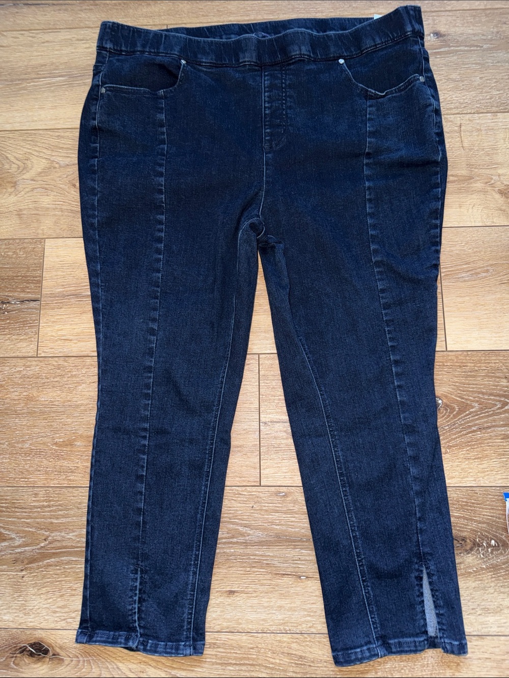 Isaac Mizrahi Live! Divine Denim Pull-On Ankle Jeans Size 20WP
